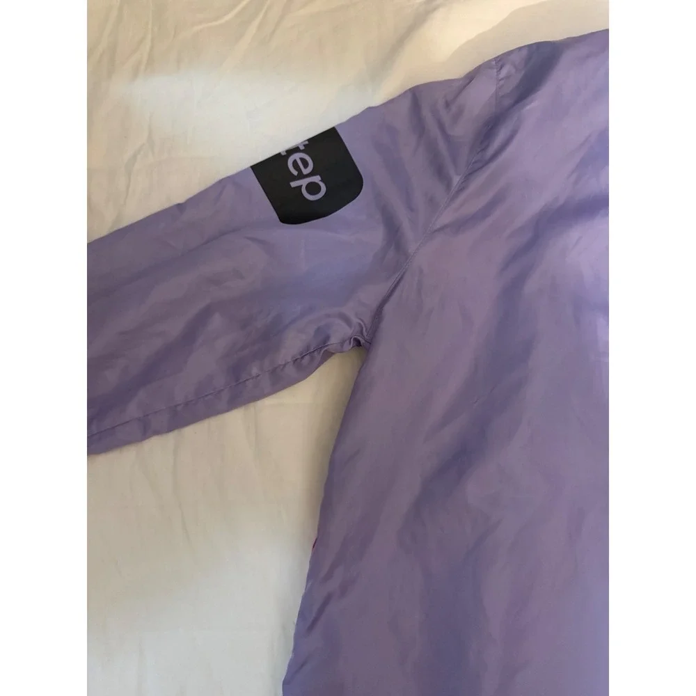 Polaroid Rainbow Windbreaker Jacket Purple 320 Land Camera Logo Pullover‎ XL